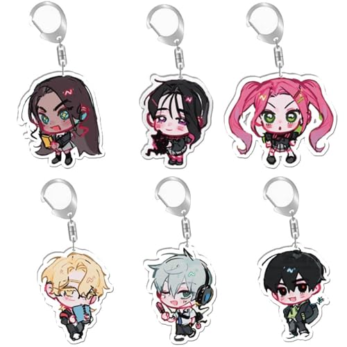 Alien Stages Schlüsselanhänger Game Figur Cosplay Accessories Alien Stages Acryl Anhänger Keychain Collections 6pcs Alien Stages Schlüsselanhänger Game Figur Cosplay Accessories Alien Stages Acryl Anhänger Keychain Collections 6pcs von JUSONGKWCP