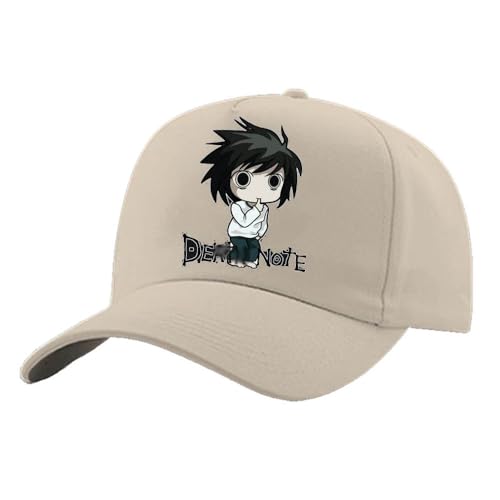 JUSONGKWCP Dead Notes Baseball Mütze Anime Figur Hüte Dead Notes Mode Sonnenschutz Atmungsaktiver Hut Für Outdoor Sport (3) von JUSONGKWCP