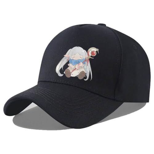 JUSONGKWCP Frieren Baseball Mütze Anime Figur Hüte Frieren Mode Sonnenschutz Atmungsaktiver Hut Für Outdoor Sport (2) von JUSONGKWCP