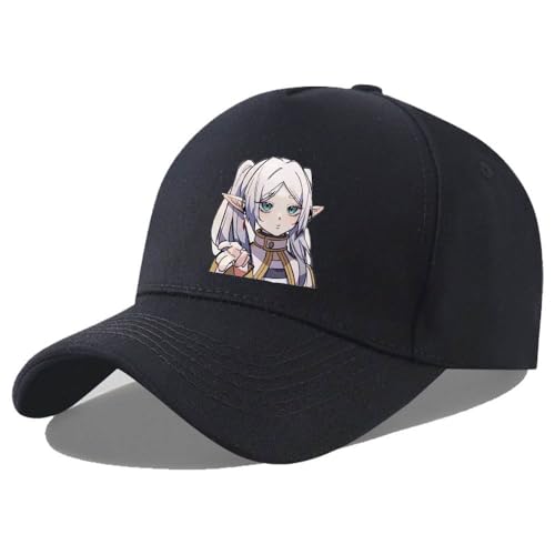 JUSONGKWCP Frieren Baseball Mütze Anime Figur Hüte Frieren Mode Sonnenschutz Atmungsaktiver Hut Für Outdoor Sport (4) von JUSONGKWCP