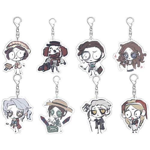 Identity5 Cosplay Schlüsselanhänger Game Figur Niedlich Accessories Identity5 Acryl Anhänger Set Pack of 8 Identity5 Cosplay Schlüsselanhänger Game Figur Niedlich Accessories Identity5 Acryl Anhänger Set Pack of 8 von JUSONGKWCP