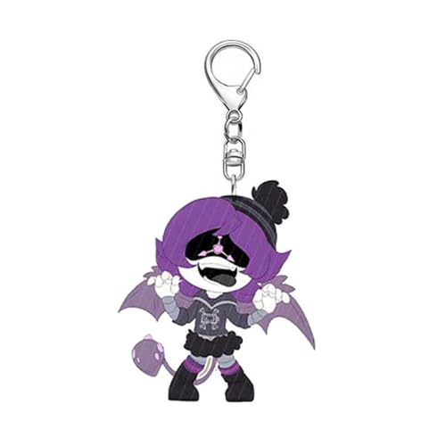Murder UziDrones Schlüsselanhänger Figur Cosplay Accessories Acryl Anhänger Keychain Deck (Mehrfarbig-4) von JUSONGKWCP