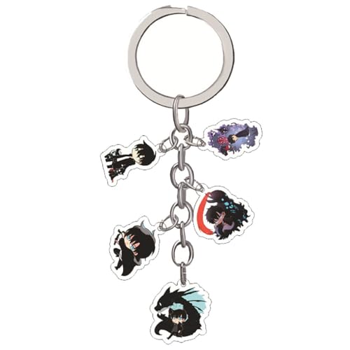 Solo Levelings Schlüsselanhänger Mit Fünf Figuren Anime Figur Cosplay Zubehör Solo Levelings Anhänger Deko, Acryl Solo Levelings Schlüsselanhänger Mit Fünf Figuren Anime Figur Cosplay Zubehör Solo Levelings Anhänger Deko, Acryl von JUSONGKWCP