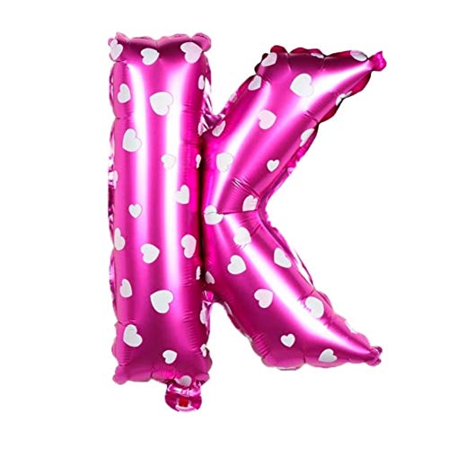 Justfox - Buchstaben Luftballon 40CM Folienballon Rosa K Justfox - Buchstaben Luftballon 40CM Folienballon Rosa K von Justfox