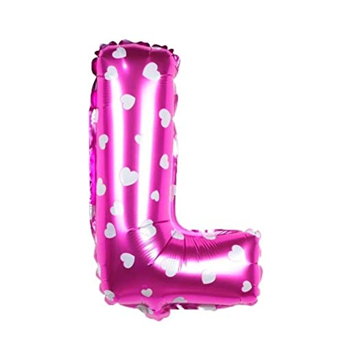 Justfox - Buchstaben Luftballon 40CM Folienballon Rosa L Justfox - Buchstaben Luftballon 40CM Folienballon Rosa L von Justfox