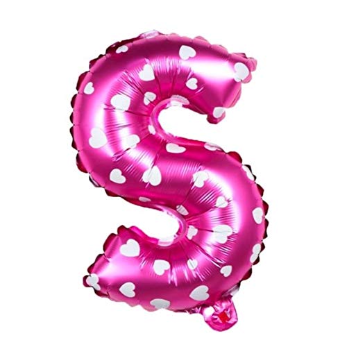 Justfox - Buchstaben Luftballon 40CM Folienballon Rosa S Justfox - Buchstaben Luftballon 40CM Folienballon Rosa S von Justfox