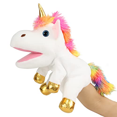 Einhorn Spielzeug Einhorn Handpuppe, Einhorn Kuscheltiere Handpuppen Einhorn Spielzeug für Mädchen, Puppen für Kinder Regenbogen Einhorn für Kinder Puppen für Erwachsene Einhorn Geschenke Einhorn Spielzeug Einhorn Handpuppe, Einhorn Kuscheltiere Handpuppen Einhorn Spielzeug für Mädchen, Puppen für Kinder Regenbogen Einhorn für Kinder Puppen für Erwachsene Einhorn Geschenke von JUSTQUNSEEN