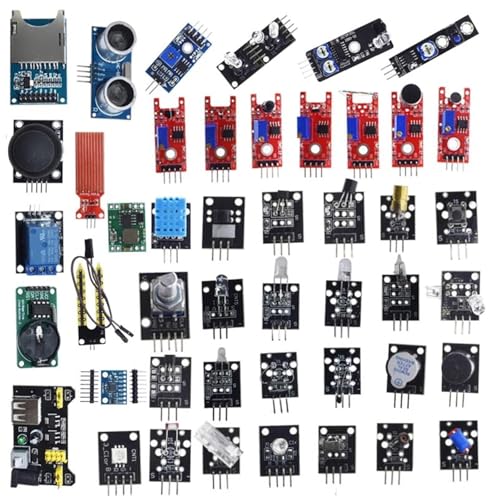 16-teiliges komplettes Sensor-Set für Temperaturlichterkennung und pädagogische Experimente, Elektronik-Starter-Set 16-teiliges komplettes Sensor-Set für Temperaturlichterkennung und pädagogische Experimente, Elektronik-Starter-Set von JUYAXIN