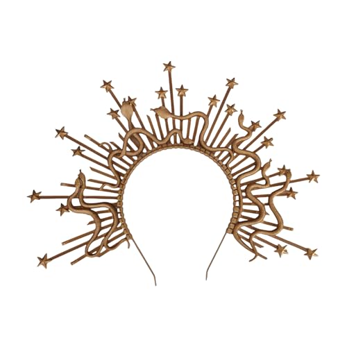 JUYAXIN Elegante goldene Schlange, Medusas Stirnband, tragbare Dekoration für Mythologie-Liebhaber und Kostüm-Enthusiasten, stilvolle Outfits JUYAXIN Elegante goldene Schlange, Medusas Stirnband, tragbare Dekoration für Mythologie-Liebhaber und Kostüm-Enthusiasten, stilvolle Outfits von JUYAXIN