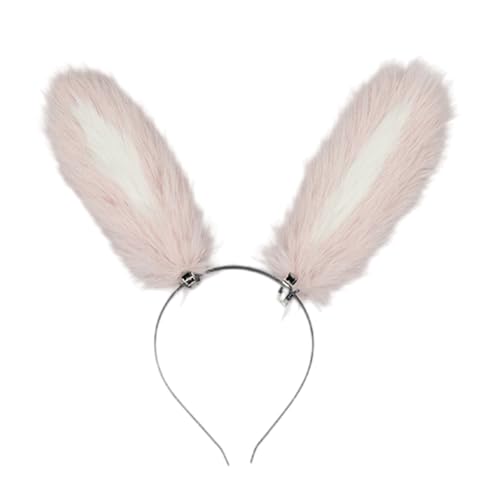 JUYAXIN Hasenohr-Stirnband, Kaninchenschwanz, weicher Tierschwanz, schöne Hasenohr-Kopfbedeckung, Halloween, Cosplay, Kostüm für Karneval JUYAXIN Hasenohr-Stirnband, Kaninchenschwanz, weicher Tierschwanz, schöne Hasenohr-Kopfbedeckung, Halloween, Cosplay, Kostüm für Karneval von JUYAXIN