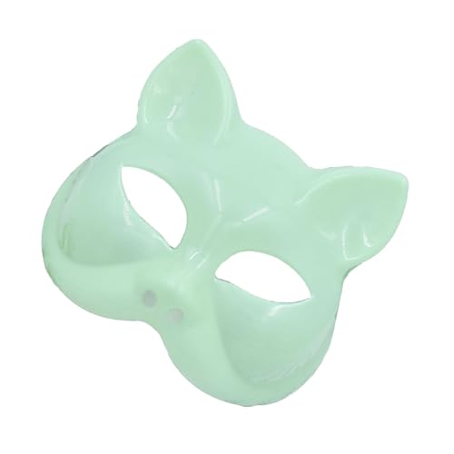 JUYAXIN Leuchtende Katzen Gesicht Maskerade Party Halbgesicht für Frauen Männer Halloween Cosplay Maskerade Dekoration JUYAXIN Leuchtende Katzen Gesicht Maskerade Party Halbgesicht für Frauen Männer Halloween Cosplay Maskerade Dekoration von JUYAXIN