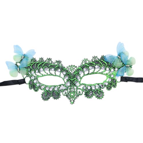 JUYAXIN Maskerade Venezianerinnen halbes Gesicht Spitze Halloween Cosplay Party für Halloween Karneval Party JUYAXIN Maskerade Venezianerinnen halbes Gesicht Spitze Halloween Cosplay Party für Halloween Karneval Party von JUYAXIN