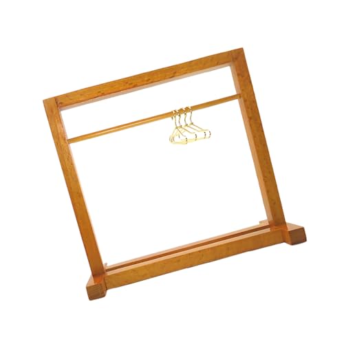 JUYAXIN Realistischer Miniatur-Kleidungsständer, Rollenspiel für Puppenhäuser-Enthusiasten, Maßstab 1/12, einfach zu montieren, Holz JUYAXIN Realistischer Miniatur-Kleidungsständer, Rollenspiel für Puppenhäuser-Enthusiasten, Maßstab 1/12, einfach zu montieren, Holz von JUYAXIN