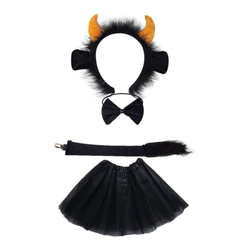 JUYAXIN Rinder-Haarband, Halloween-Haarband, Plüsch, Kuhohren, Haarreif, Kostümzubehör, Tier-Kopfbedeckung, Make-up-Dekorationen, Requisiten JUYAXIN Rinder-Haarband, Halloween-Haarband, Plüsch, Kuhohren, Haarreif, Kostümzubehör, Tier-Kopfbedeckung, Make-up-Dekorationen, Requisiten von JUYAXIN