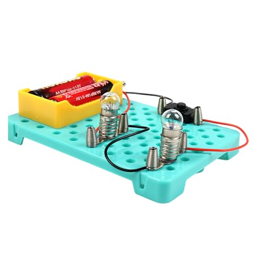 JUYAXIN Serie und Parallelschaltung Experimentiergerät Elektronik Experimentierbrett für Schule Labor Klassenzimmer Physik Lehrhilfe von JUYAXIN