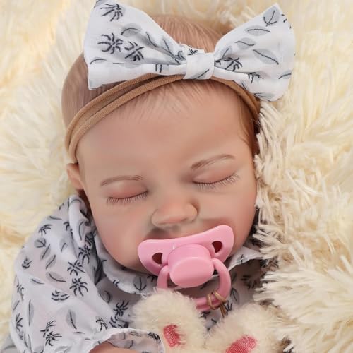 JUYOUYI Lifelike Reborn Baby Puppen, 18 Zoll realistische Baby-Puppe mit vollem Vinyl Körper Real Life für Kinder ab 3 Jahren JUYOUYI Lifelike Reborn Baby Puppen, 18 Zoll realistische Baby-Puppe mit vollem Vinyl Körper Real Life für Kinder ab 3 Jahren von JUYOUYI