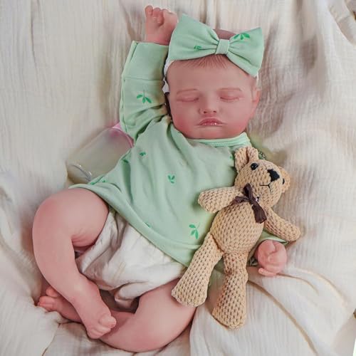 JUYOUYI Lifelike Reborn Baby Puppen, 18 Zoll realistische Baby-Puppe mit vollem Vinyl Körper Real Life für Kinder ab 3 Jahren JUYOUYI Lifelike Reborn Baby Puppen, 18 Zoll realistische Baby-Puppe mit vollem Vinyl Körper Real Life für Kinder ab 3 Jahren von JUYOUYI