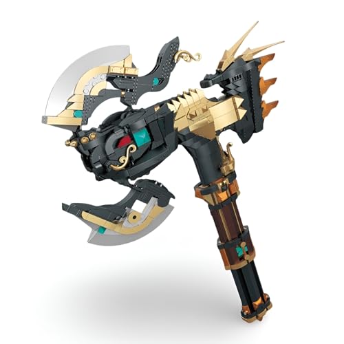 JVAVNE Axt Waffen Bausteine, Axt Waffen Modell Klemmbausteine Set mit Sockel, Anime Schwert Katana Cosplay Sammlung Bausatz Spielzeug, Geschenk für Erwachsene and Filmfans, 1322 Teile JVAVNE Axt Waffen Bausteine, Axt Waffen Modell Klemmbausteine Set mit Sockel, Anime Schwert Katana Cosplay Sammlung Bausatz Spielzeug, Geschenk für Erwachsene and Filmfans, 1322 Teile von JVAVNE