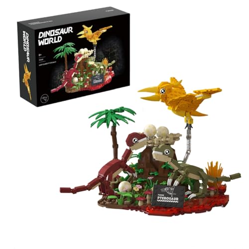Dinosaurier Bausteine, STEM Kreativtiere, Dinosaurier Bauspielzeug, Kompatibel mit L*** Tropical Rainforest, Geschenke für Kinder ab 8 Jahren (536 Teile) von JVAVNE