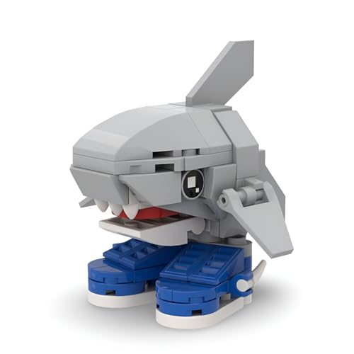 JVAVNE Hai Bausteine, Hai in Turnschuhen Klemmbausteine, Kreatives Tier Modell Bausteine Spielzeug, Geschenk für Fans und Erwachsene, 99 Teile JVAVNE Hai Bausteine, Hai in Turnschuhen Klemmbausteine, Kreatives Tier Modell Bausteine Spielzeug, Geschenk für Fans und Erwachsene, 99 Teile von JVAVNE