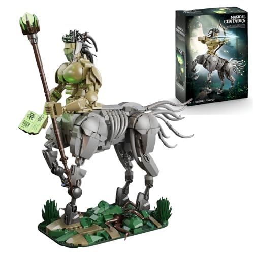 JVAVNE Magisches Zentauren Bausteine, 1268 Teile Mittelalterliche Magische Zentauren Klemmbausteine, Kreative Tier Pferde Modell Spielzeug, Geschenk für Kinder und Erwachsene JVAVNE Magisches Zentauren Bausteine, 1268 Teile Mittelalterliche Magische Zentauren Klemmbausteine, Kreative Tier Pferde Modell Spielzeug, Geschenk für Kinder und Erwachsene von JVAVNE