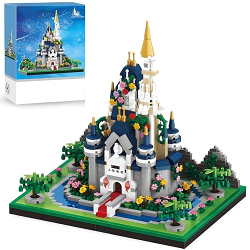 JVAVNE Mikro Magisches Schloss Bausteine, 1165 Teile Schloss Architektur Klemmbausteine, STEM Sammlerstück Architektur Bauspielzeug, Geschenke für Kinder und Erwachsene JVAVNE Mikro Magisches Schloss Bausteine, 1165 Teile Schloss Architektur Klemmbausteine, STEM Sammlerstück Architektur Bauspielzeug, Geschenke für Kinder und Erwachsene von JVAVNE