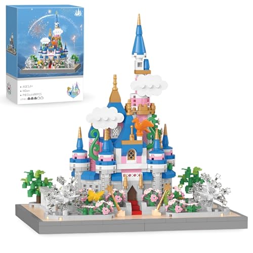 JVAVNE Mikro Magisches Schloss Bausteine, 986 Teile Elfenschloss Klemmbausteine Bausatz, STEM Sammlerstück Architektur Bauspielzeug Modell, Geschenke für Kinder und Erwachsene JVAVNE Mikro Magisches Schloss Bausteine, 986 Teile Elfenschloss Klemmbausteine Bausatz, STEM Sammlerstück Architektur Bauspielzeug Modell, Geschenke für Kinder und Erwachsene von JVAVNE