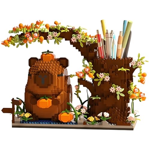 JVAVNE Mini Capybara Bauspielzeug, Niedliches Meerschweinchen Klemmbausteine, Tier Modell Bausatz Spielzeug, Geschenke für Erwachsene und Kinder,1880 Teile JVAVNE Mini Capybara Bauspielzeug, Niedliches Meerschweinchen Klemmbausteine, Tier Modell Bausatz Spielzeug, Geschenke für Erwachsene und Kinder,1880 Teile von JVAVNE
