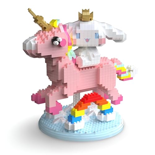 JVAVNE Mini Welpen Einhorn Bausteine Spielzeug Kit, 949 Teile Mikro Welpen Einhorn Klemmbausteine, Kreatives Tiere Modell Bausatz, Geschenk für Kinder und Erwachsene JVAVNE Mini Welpen Einhorn Bausteine Spielzeug Kit, 949 Teile Mikro Welpen Einhorn Klemmbausteine, Kreatives Tiere Modell Bausatz, Geschenk für Kinder und Erwachsene von JVAVNE