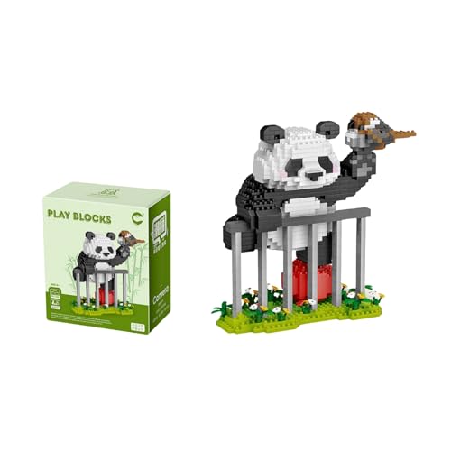 JVAVNE Panda Mini Bausteine Set, Creator Panda Niedlich Tiere Klemmbausteine Spielzeug Kit 1098 Teile, Panda Micro Bausatz Modell Set für Erwachsene Kinder, Kreative Heim Büro Deko Geschenkidee JVAVNE Panda Mini Bausteine Set, Creator Panda Niedlich Tiere Klemmbausteine Spielzeug Kit 1098 Teile, Panda Micro Bausatz Modell Set für Erwachsene Kinder, Kreative Heim Büro Deko Geschenkidee von JVAVNE
