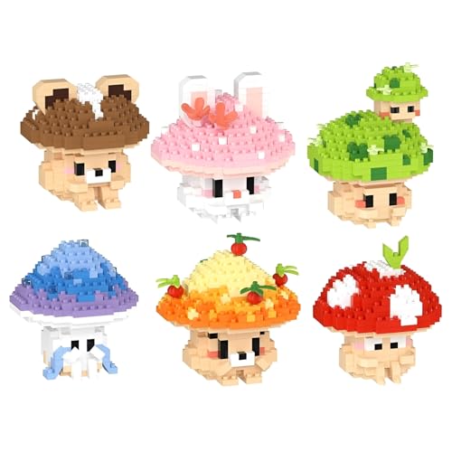 JVAVNE Pilz Tier Bausteine, Pilz Tier Micro klemmbausteine, Kreatives Haus Deko Modell Spielzeug, Geschenk für Kinder und Erwachsene, 1956 Teile JVAVNE Pilz Tier Bausteine, Pilz Tier Micro klemmbausteine, Kreatives Haus Deko Modell Spielzeug, Geschenk für Kinder und Erwachsene, 1956 Teile von JVAVNE