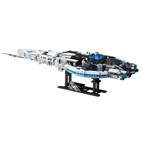 JVAVNE Raumstation Raumschiff Bausteine Bausatz, Galaxie Komet Klemmbausteine, Weltraumer Kundungs Modell Spielzeug, Geschenke für Erwachsene und Kinder, 1567 Teile von JVAVNE