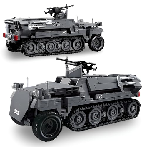 JVAVNE Technik Land Stuka Panzer Bausteine, WW2 Militär Panzer Klemmbausteine, Militär Gepanzertes Fahrzeug Bausteine Modell Spielzeug, Geschenke für Erwachsene und Militärfans, 436 Teile JVAVNE Technik Land Stuka Panzer Bausteine, WW2 Militär Panzer Klemmbausteine, Militär Gepanzertes Fahrzeug Bausteine Modell Spielzeug, Geschenke für Erwachsene und Militärfans, 436 Teile von JVAVNE