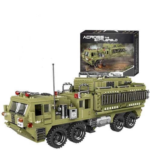 JVAVNE Technik Militär Panzer Bausteine, 1377 Teile Militär LKW Klemmbausteine Modell, Army Battle LKW Panzer Bausteine Spielzeug, Geschenke für Erwachsene und Kinder JVAVNE Technik Militär Panzer Bausteine, 1377 Teile Militär LKW Klemmbausteine Modell, Army Battle LKW Panzer Bausteine Spielzeug, Geschenke für Erwachsene und Kinder von JVAVNE