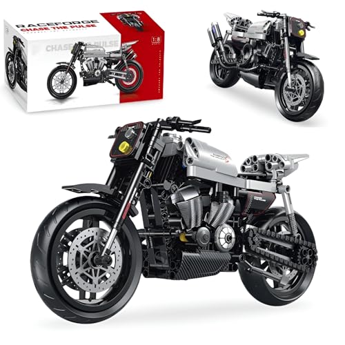 JVAVNE Technik Motorrad Bausteine, 1:8 Supermotorrad Bausatz Spielzeug für Erwachsene Kinder, Motorrads Klemmbausteine Skala Sammlerstück Modell Bausatz, Geschenk Dekor, 533 Teile JVAVNE Technik Motorrad Bausteine, 1:8 Supermotorrad Bausatz Spielzeug für Erwachsene Kinder, Motorrads Klemmbausteine Skala Sammlerstück Modell Bausatz, Geschenk Dekor, 533 Teile von JVAVNE