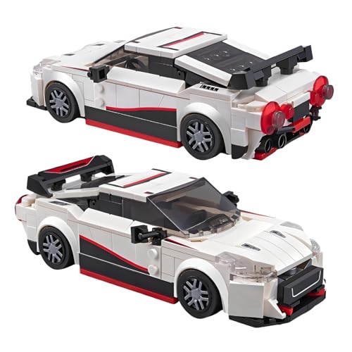 JVAVNE Technik Sportwagen Bausteine, Sportwagen Klemmbausteine, Supersport Wagen Bausatz Konstruktions Modell Spielzeug, Geschenke für Erwachsene und Kinder, 332 Teile (T1082) von JVAVNE