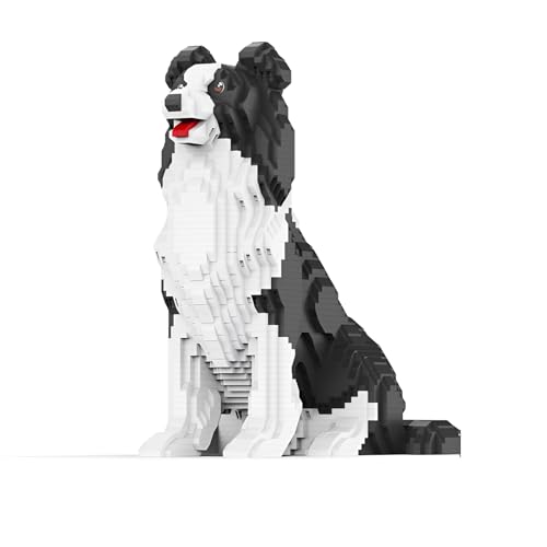 JVAVNE Tier Hund Serie Bausteine, 3075 Teile Collie Mikro Klemmbausteine, Mini Bausteine Tier Kreatives Modell Spielzeug, Geschenk für Erwachsene und Mädchen JVAVNE Tier Hund Serie Bausteine, 3075 Teile Collie Mikro Klemmbausteine, Mini Bausteine Tier Kreatives Modell Spielzeug, Geschenk für Erwachsene und Mädchen von JVAVNE