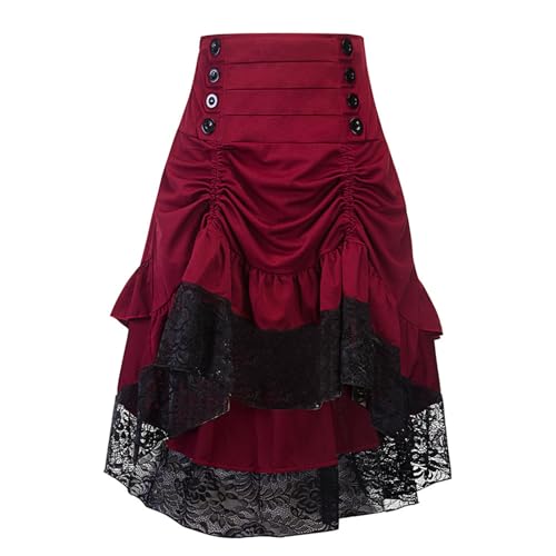 Gothic Kleidung Damen Mittelalter Rock Piratenkostüm Set Kleid Mit Piraten Korsett Faschingskostüm Für Halloween Karneval Steampunk Rocke Vintage Röcke Viktorianisches Renaissance Piratenrock Gothic Kleidung Damen Mittelalter Rock Piratenkostüm Set Kleid Mit Piraten Korsett Faschingskostüm Für Halloween Karneval Steampunk Rocke Vintage Röcke Viktorianisches Renaissance Piratenrock von JVHYANFUL