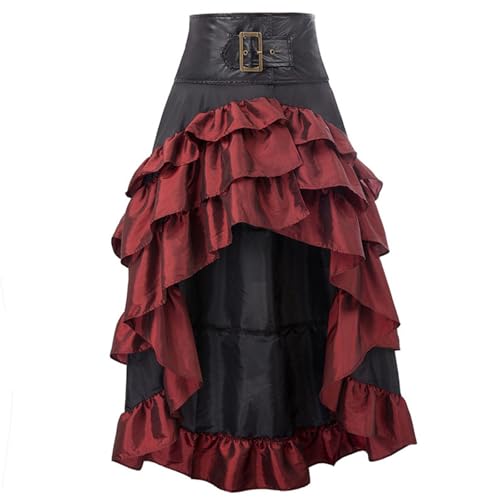 Gothic Kleidung Damen Mittelalter Rock Piratenkostüm Set Kleid Mit Piraten Korsett Faschingskostüm Für Halloween Karneval Steampunk Rocke Vintage Röcke Viktorianisches Renaissance Piratenrock Gothic Kleidung Damen Mittelalter Rock Piratenkostüm Set Kleid Mit Piraten Korsett Faschingskostüm Für Halloween Karneval Steampunk Rocke Vintage Röcke Viktorianisches Renaissance Piratenrock von JVHYANFUL