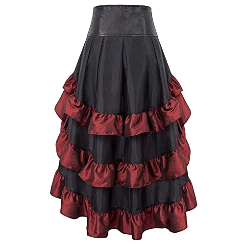 Gothic Kleidung Damen Mittelalter Rock Piratenkostüm Set Kleid Mit Piraten Korsett Faschingskostüm Für Halloween Karneval Steampunk Rocke Vintage Röcke Viktorianisches Renaissance Piratenrock Gothic Kleidung Damen Mittelalter Rock Piratenkostüm Set Kleid Mit Piraten Korsett Faschingskostüm Für Halloween Karneval Steampunk Rocke Vintage Röcke Viktorianisches Renaissance Piratenrock von JVHYANFUL
