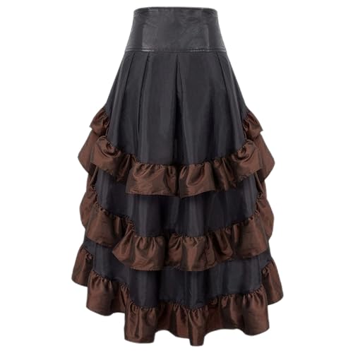 Gothic Kleidung Damen Mittelalter Rock Piratenkostüm Set Kleid Mit Piraten Korsett Faschingskostüm Für Halloween Karneval Steampunk Rocke Vintage Röcke Viktorianisches Renaissance Piratenrock Gothic Kleidung Damen Mittelalter Rock Piratenkostüm Set Kleid Mit Piraten Korsett Faschingskostüm Für Halloween Karneval Steampunk Rocke Vintage Röcke Viktorianisches Renaissance Piratenrock von JVHYANFUL