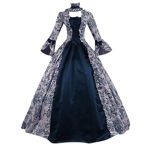 JVHYANFUL Retro Mitteralterlich Kleid Gotisch Palast Damen Trompetenärmel Party Renaissance Kostüm halloween damenmittelalter kleidung damenhalloween kostümgothic kleidhexenkostüm JVHYANFUL Retro Mitteralterlich Kleid Gotisch Palast Damen Trompetenärmel Party Renaissance Kostüm halloween damenmittelalter kleidung damenhalloween kostümgothic kleidhexenkostüm von JVHYANFUL