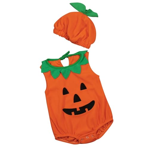 Neugeborene Baby Mädchen Kleidung Set Unisex Kürbis Halloween Kostüm Kinder Reißverschluss Fleece Langarm Strampler Jumpsuit mit Kapuze Streifen Strumpfhose 2 Stück Karneval Cosplay 0-24 Monate Neugeborene Baby Mädchen Kleidung Set Unisex Kürbis Halloween Kostüm Kinder Reißverschluss Fleece Langarm Strampler Jumpsuit mit Kapuze Streifen Strumpfhose 2 Stück Karneval Cosplay 0-24 Monate von JVHYANFUL