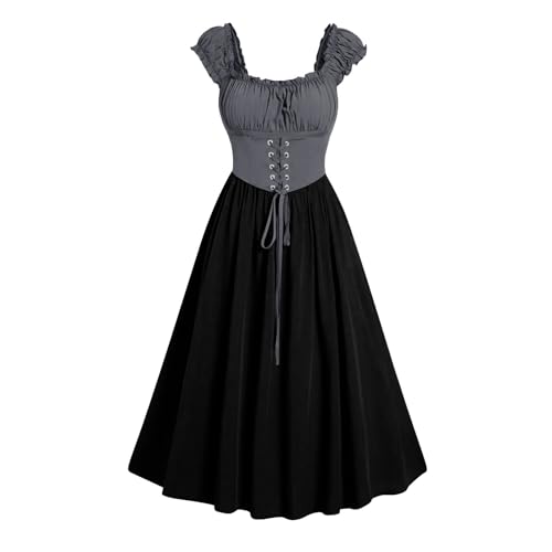 Renaissance Kostüm Frauen Mittelalterliches Kleid mit Trompetenärmel Gothic Damen Mittelalter Kleidung für Halloween Karneval damenmittelalter damengothic damenhalloween kostümgothic kleidhexenkostüm Renaissance Kostüm Frauen Mittelalterliches Kleid mit Trompetenärmel Gothic Damen Mittelalter Kleidung für Halloween Karneval damenmittelalter damengothic damenhalloween kostümgothic kleidhexenkostüm von JVHYANFUL