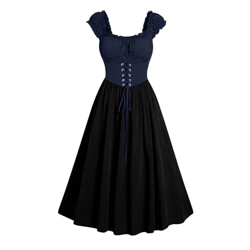 Renaissance Kostüm Frauen Mittelalterliches Kleid mit Trompetenärmel Gothic Damen Mittelalter Kleidung für Halloween Karneval damenmittelalter damengothic damenhalloween kostümgothic kleidhexenkostüm Renaissance Kostüm Frauen Mittelalterliches Kleid mit Trompetenärmel Gothic Damen Mittelalter Kleidung für Halloween Karneval damenmittelalter damengothic damenhalloween kostümgothic kleidhexenkostüm von JVHYANFUL