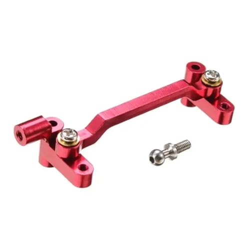 JVRWSC RC Spielzeugautoteile Für WL A959-B A979-B A949 A959 A969 A979 K929 RC Auto Teile Upgrade Metall Stahl Zylinder Montage Block Ersatzteile(Red) von JVRWSC