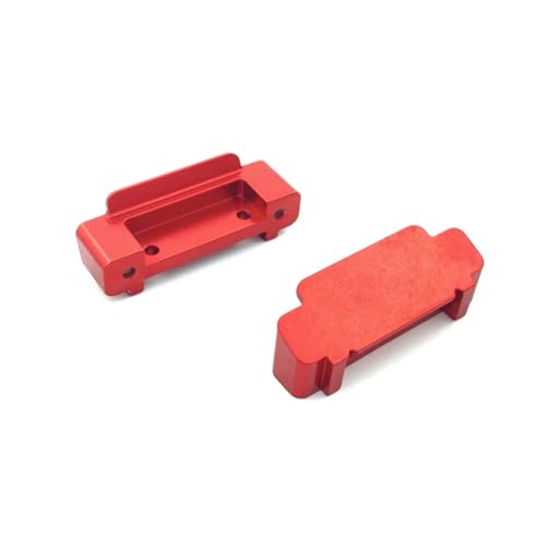 JVRWSC RC Spielzeugautoteile Für Wltoys A959-B A969-B A979-B 1/18 RC Auto Upgrade Teile Ersatz Zubehör 2Pcs Vorne Hinten Stoßstange Geändert Teile(Red) von JVRWSC