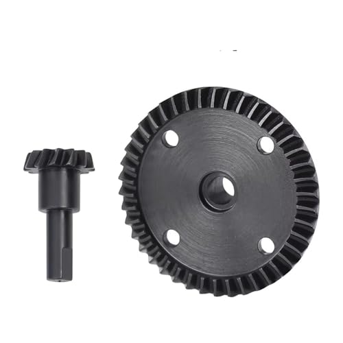 Kompatibel Mit ARRMA Für Typhon 1/8 RC Auto Upgrade Teil Fernbedienung Auto Zubehör Ersatz Hop-ups Stahlgetriebe Schwarz Ferngesteuerte Autoteile(43T/13T) von JVRWSC
