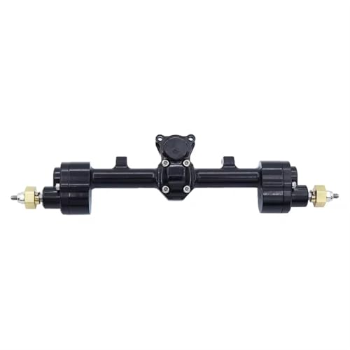 Kompatibel Mit Axial 1/24 SCX24 90081 C10 AXl00002 CNC Metall Vorder- Und Hinterportalachse Verbessertes Teilzubehör Vorder Hinterachse RC(Black,Rear) von JVRWSC
