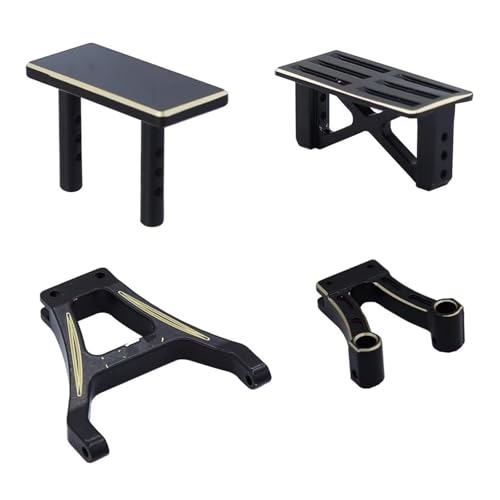 Kompatibel Mit Axial Für AX24 1/24 RC Crawler Auto Upgrade Teile Zubehör 4-teiliges Messing Vorder- Und Hinterkarosseriepfostenhalterungsset RC-Zubehör von JVRWSC